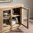 Vander 78" Oak Veneer Wood Buffet Sideboard-129404956