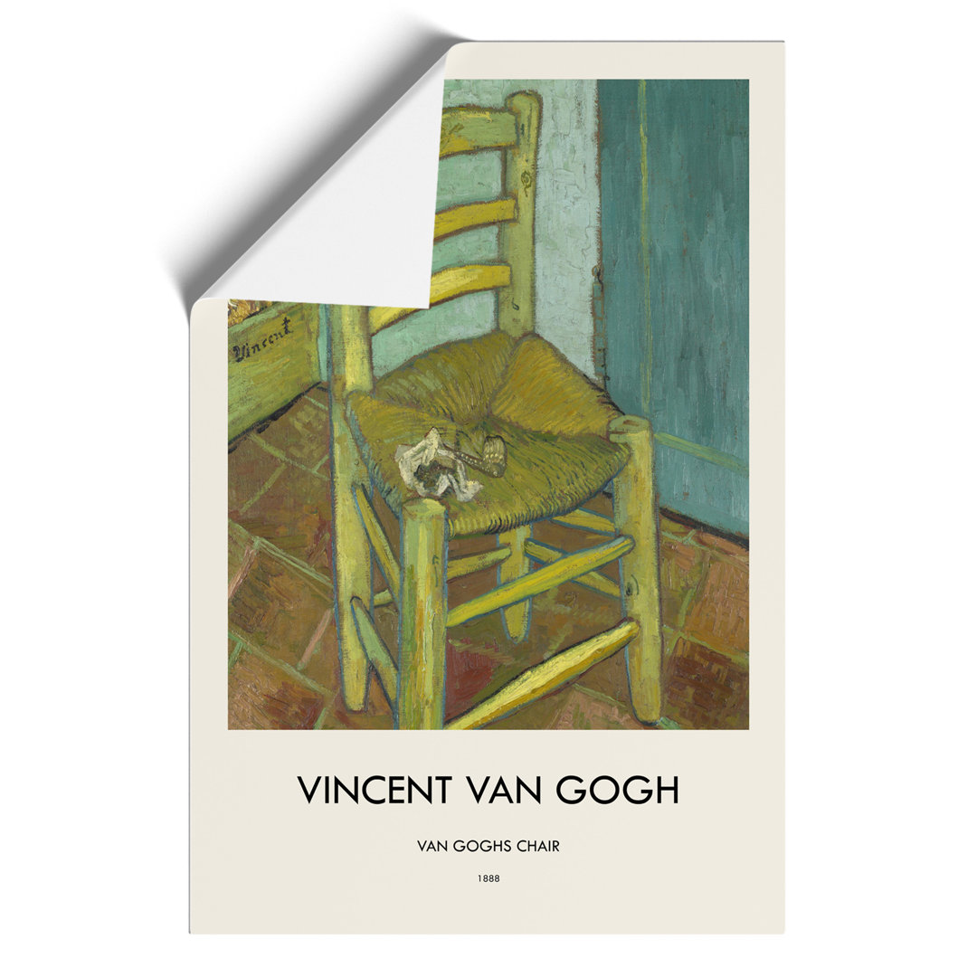 Vincents Chair by Vincent Van Gogh - Unframed Painting