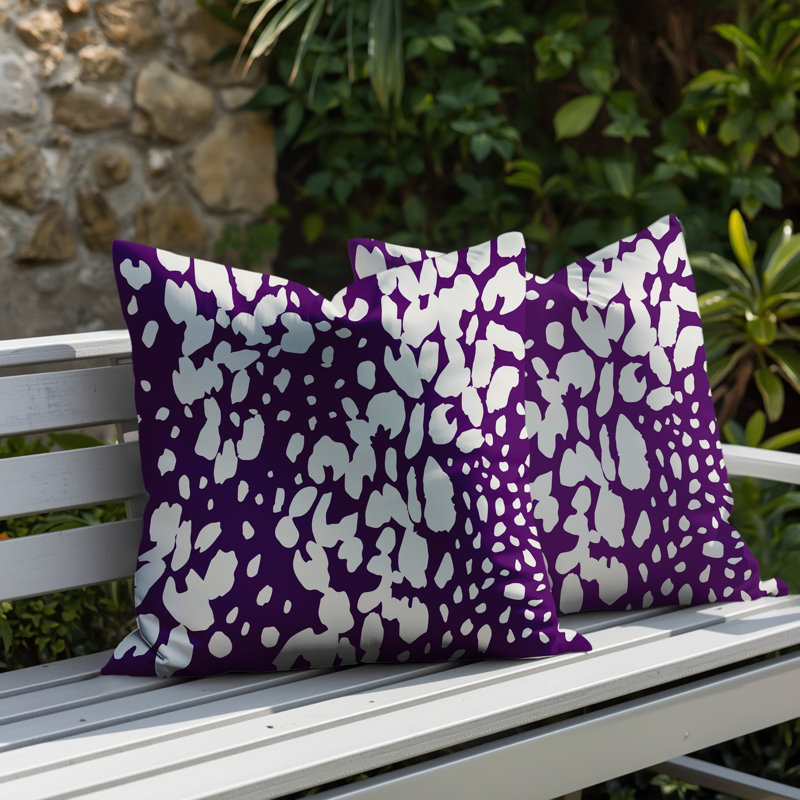 Oreiller réversible intérieur / extérieur Modo, 16x16, Purple