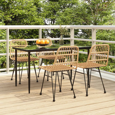 Andromache Patio Dining Set with Rectangular Table
