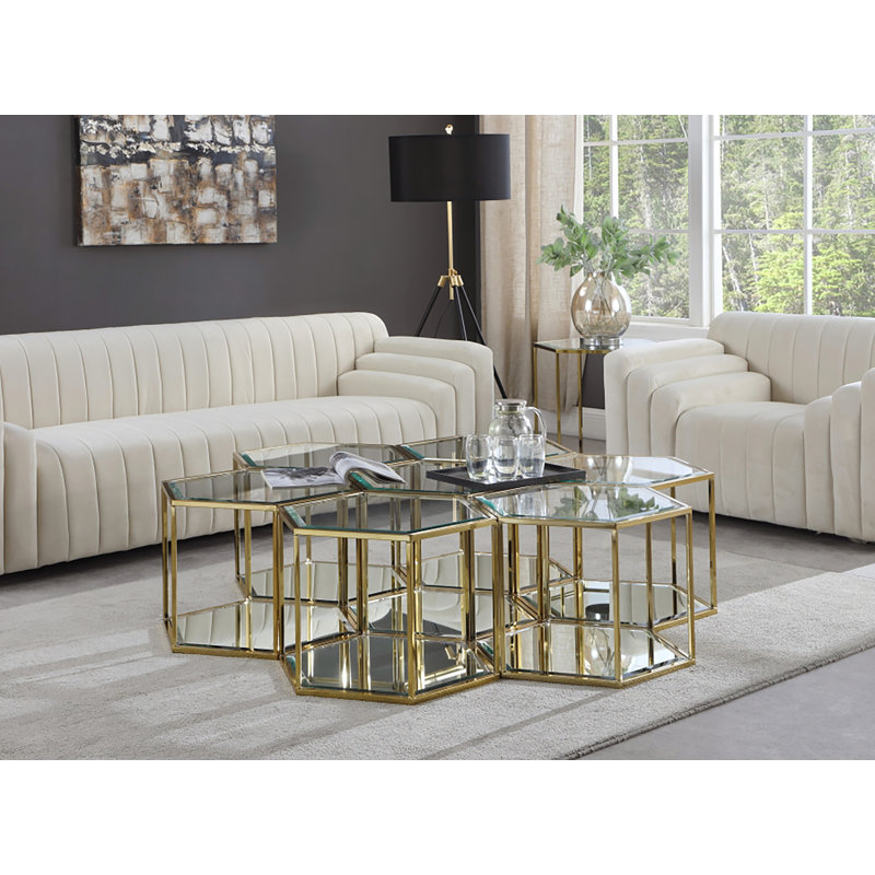 Ensemble de 2 tables basses Dickerson