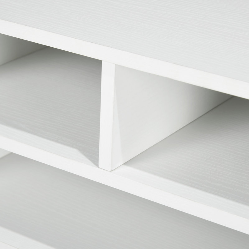 Olivie Manufactured Wood Desk Organiser, White