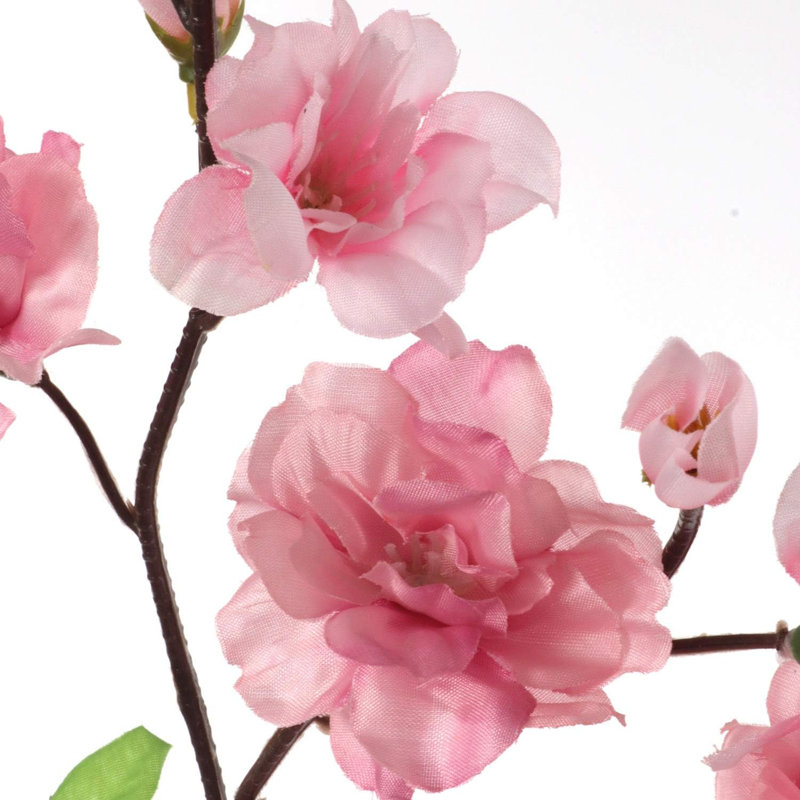 Tiges de fleurs de cerisier artificielles, Rose
