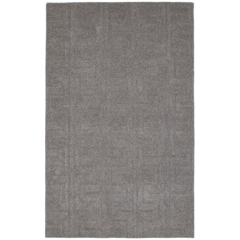 Justyn Hand Tufted Indoor Rug, Rectangle 5' x 8'