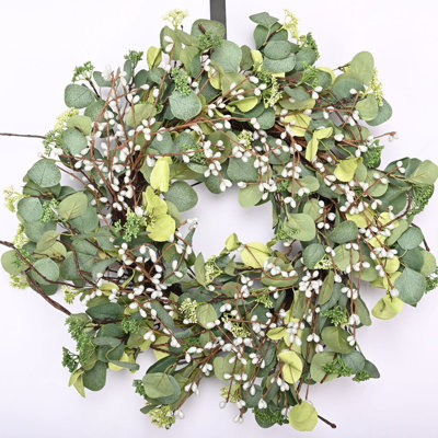 26" Handcrafted Berry, Eucalyptus Christmas Wreath