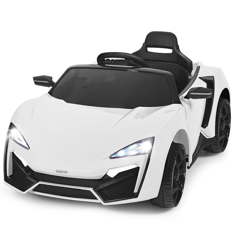 Véhicule électrique pour enfants, Blanc / noir
