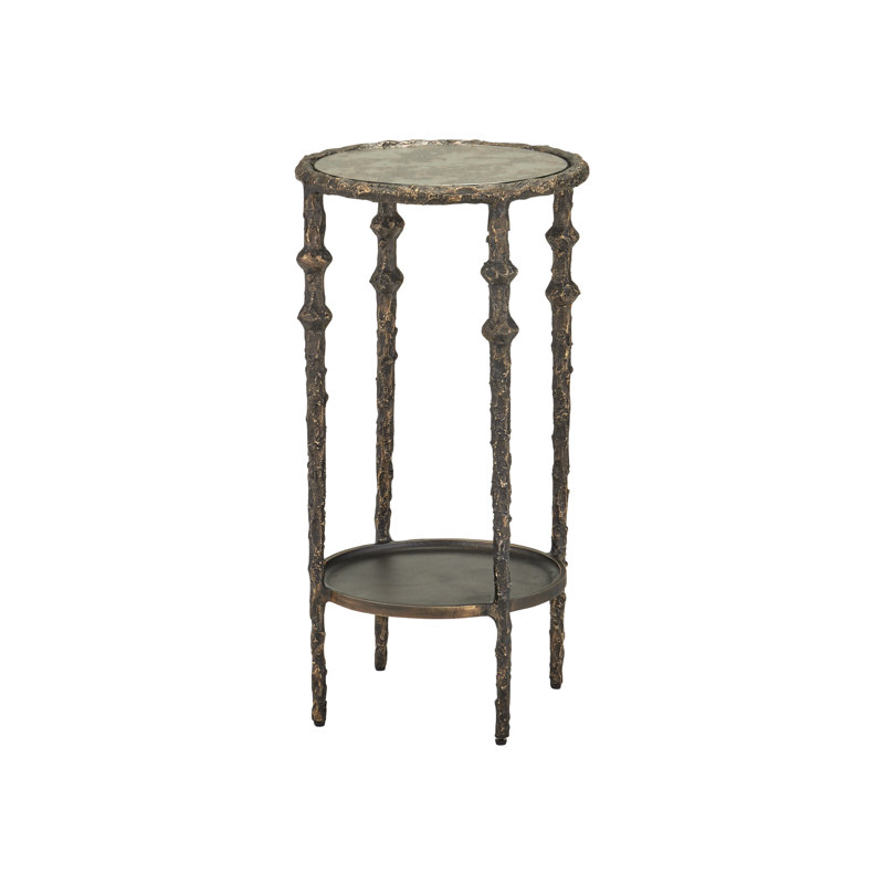 Table d'appoint Spalzato, 27.25” H x 14” W x 14” D