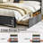Antioch Upholstered Bed Frame with 2 Storage Drawers, Modern Platform Bed with Charging Station & LED Light, No Spring Box Needed-1252420720-1242796909