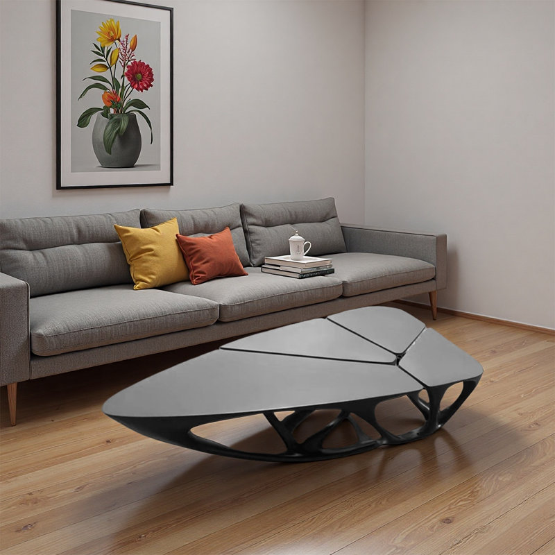 Table basse en fibre de verre à forme d'arbre spéciale