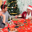Christmas Party Supplies, 3pcs Christmas Table Cover