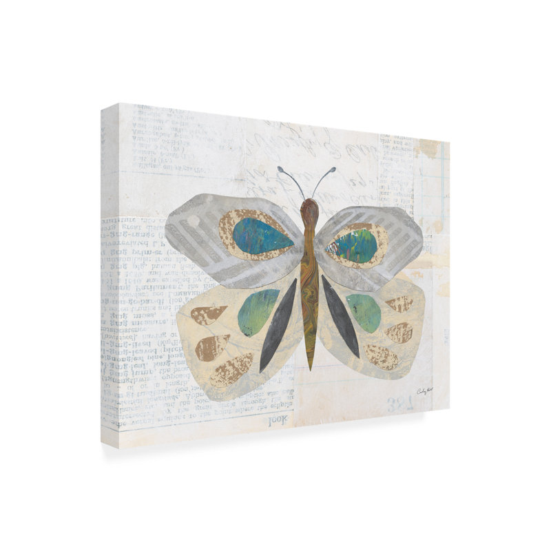 Art mural sur toile «Bacheline papillon», H 14 po x l 19 po