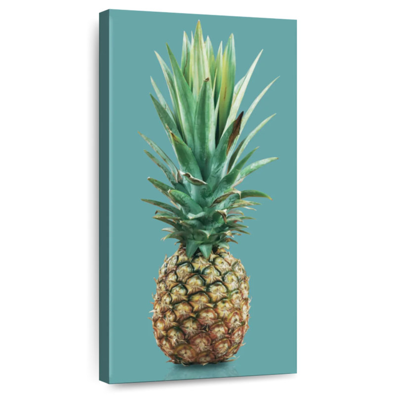 Ananas couronné, H 30 po x l 15 po