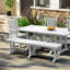 Outdoor All-Weather HDPE Dining Bench-99154078