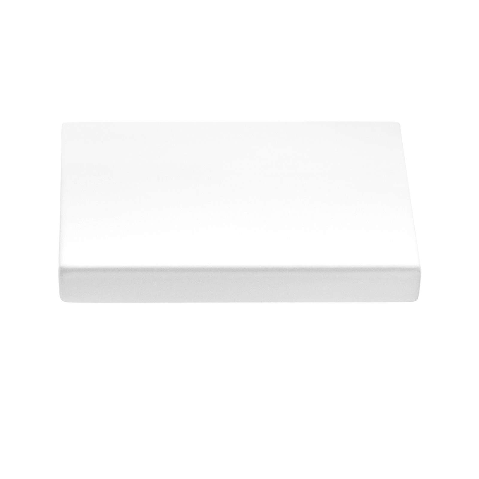 Ethan Finger Pull, Matte White, 1 1/2"