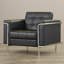 Chaise Hercules série contemporaine Lesley LeatherSoft-573468811
