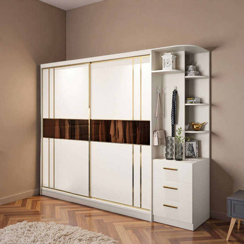 Garde-robe simple, H 82,68 po x l 70,87 po x P 23,62 po