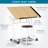 Crafton Adjustable Metal Base Drafting Table