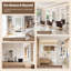 Miroir pleine grandeur en bois, résistant à l'humidité-423994036