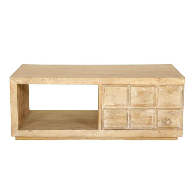 Table basse rectangulaire avec rangement