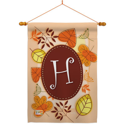 Ensemble de drapeaux en polyester 40 x 28 po Autumn