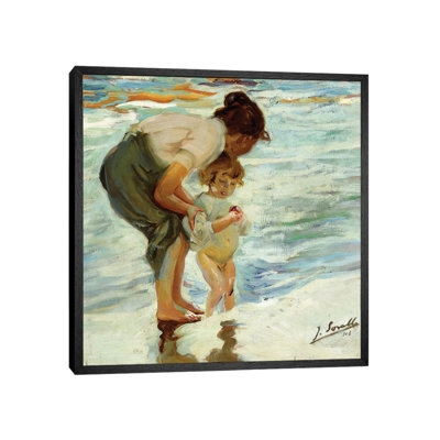 On the Beach, 1908 1 Piece Painting on Canvas