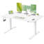 Adjustable Height Steel Standing Desk with Built-In Electrical Outlet