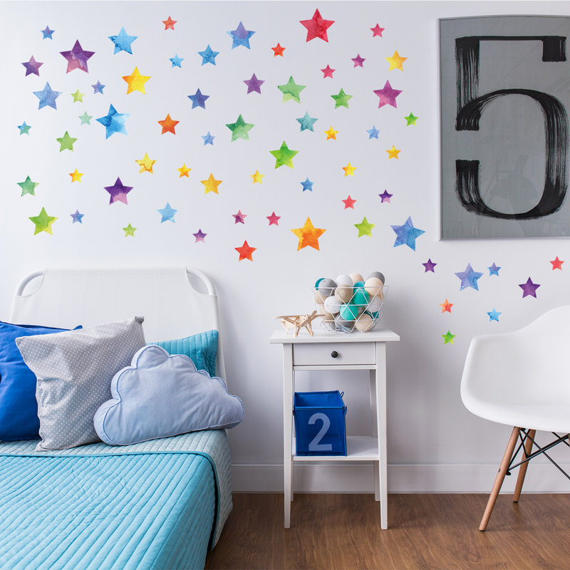Alberta Wall Sticker, Triple, Multicolour