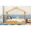 Cadre de lit, lit en bois avec tiroirs de rangement-625420611