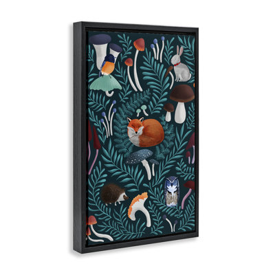 Cadre flottant Woodland Animals & Botanical