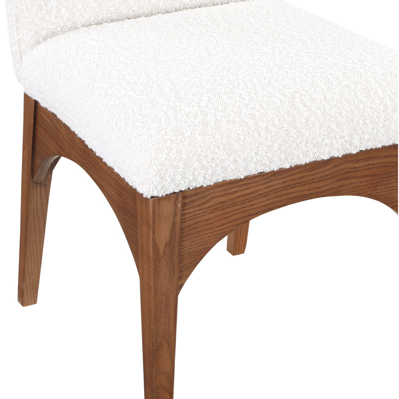 Chaise Waldorf, Crème Boucle, Noyer