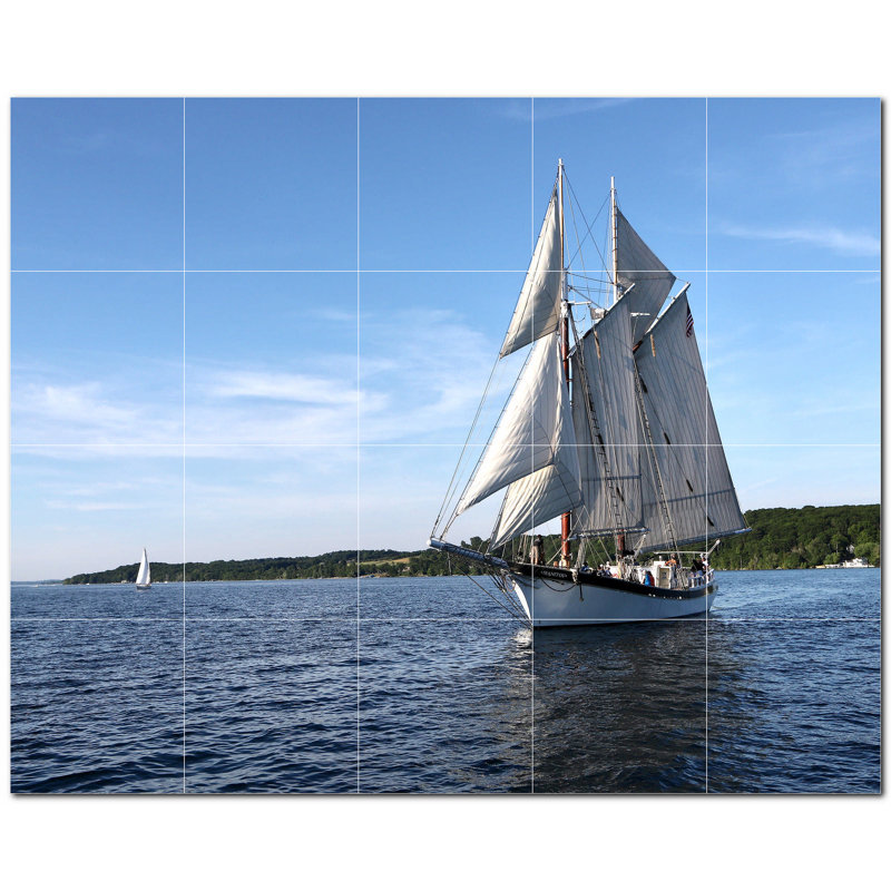 Murale décorative en céramique 4,25 po x 4,25 po
