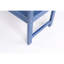 Banc bleu foncé minimaliste écologique et recyclable, adapté à une utilisation intérieure et extérieure. Just Wipe It Clean When It Gets Dirty, chaise