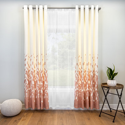 Spin & Weave Geometric Thermal Grommet Sliding Panel