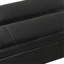 Lit simple avec repose-pieds pliant avec matelas et lit d'invité convertible noir