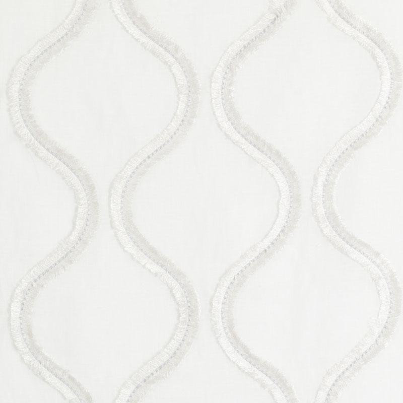 Bolton Embroidery Window Fabric, Ivory