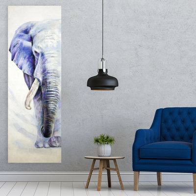 " Grey And Blue Elephant "