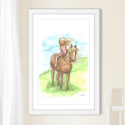 " Horse Girl " by Phyllis Harris