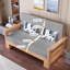 Burlywood, canapé-lit modulaire en lin gris-662298636