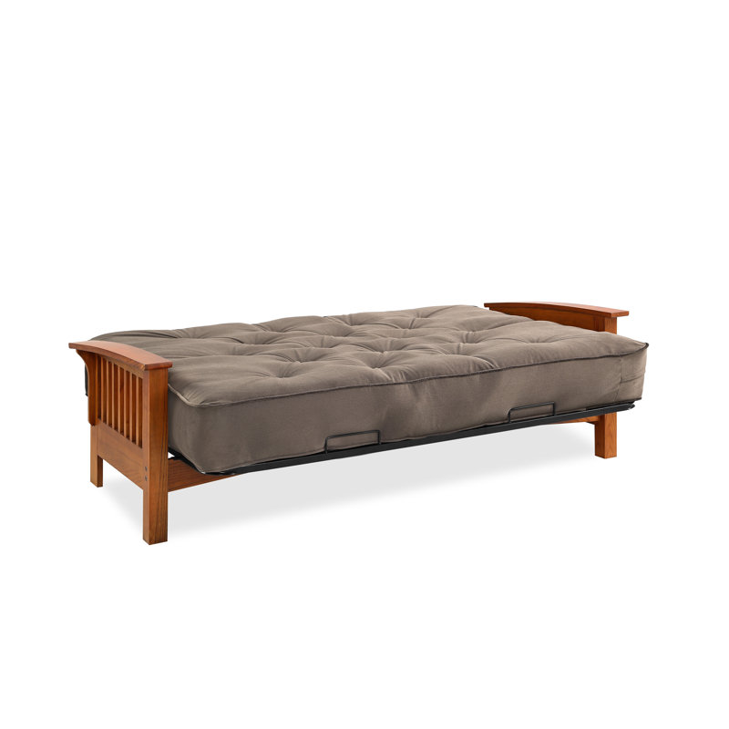 Futon et matelas Mccaleb, Brun cendré