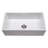 33 in. x 18 in. Fireclay Farmhouse Apron-Front Undermount Single Bowl Kitchen Sink