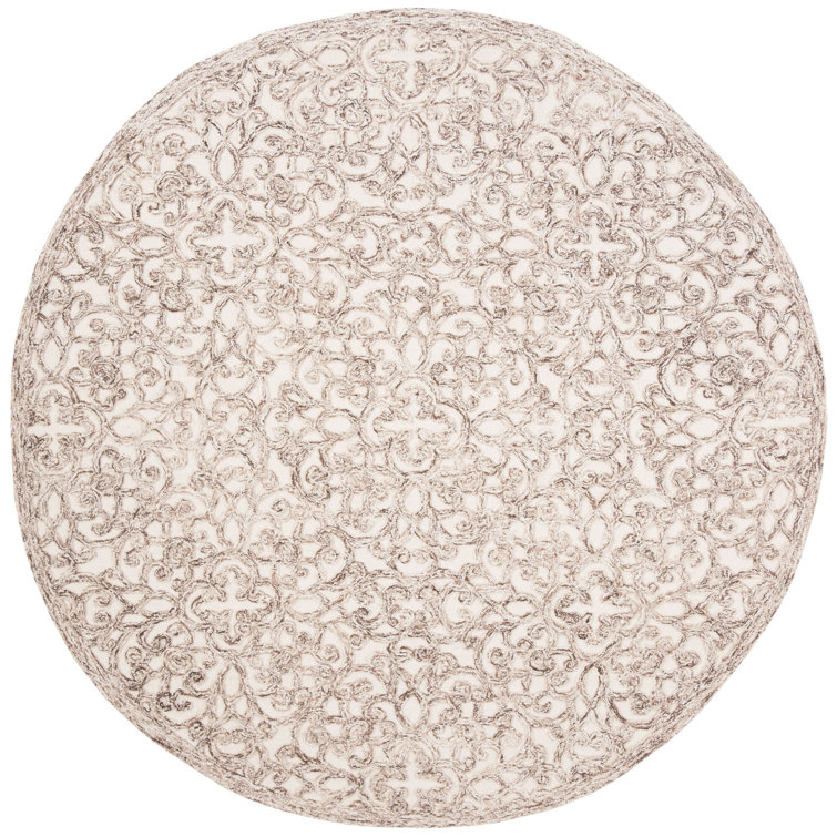 Sarina Trace Hand Tufted Wool And Cotton With Latex Geometric Rug
