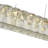 4-Light Chrome LED Chandelier With Clear Crystals