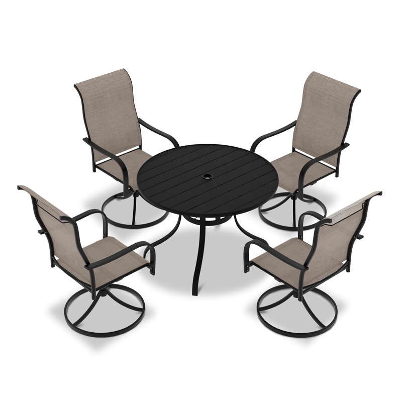 Faircloth Round 4 - Person Outdoor Dining Set