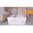 Cube 60'' x 30'' Soaking Solid Surface Bathtub-89211648-89211651