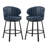 Upholstered Swivel Counter & Bar Stools With Back-686512606