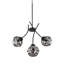 Jamie 3 - Light Stainless Steel Cluster Pendant