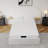  Upholstered Panel Bed with Oversized Arched Headboard and Side Ledges-1270277606