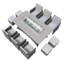 Ensemble de salle à manger rectangulaire en aluminium pour 10 personnes 70,87 po Bentlei