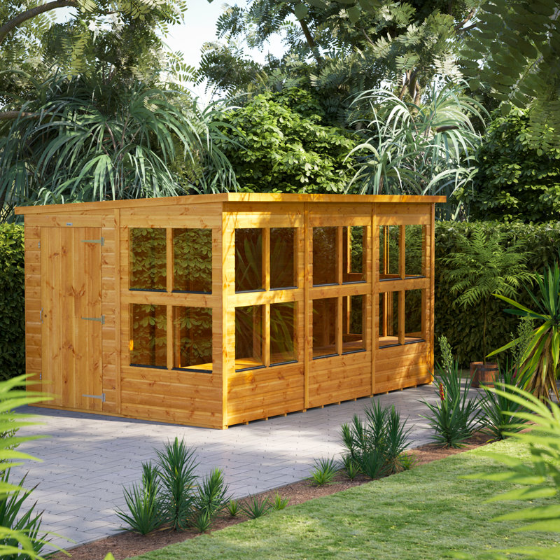 Powersheds 12 x 8ft Timber Tongue & Groove Pent Potting Shed