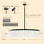Iron 8-Light Chandelier